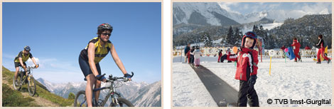 Radfahren,Kinder-Skifahren Imst Gurgltal: Urlaub Im Hotel suchen