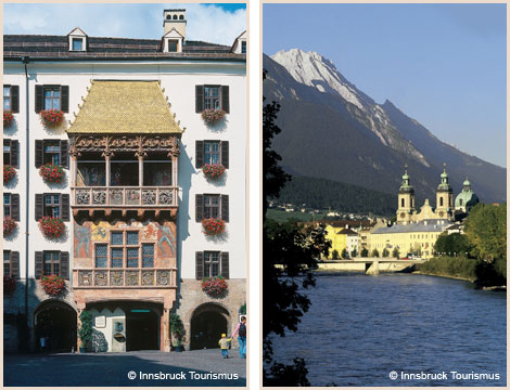 Goldenes Dachl und Altstadt von Innsbruck