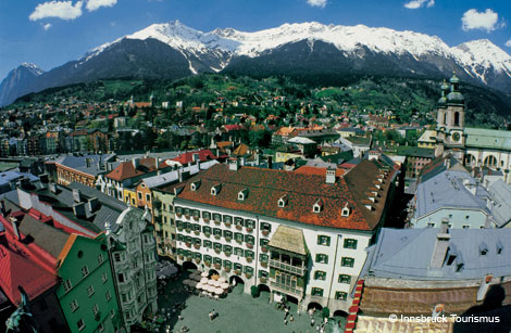 Panoramanasicht von Innsbruck