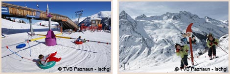 Skifahren und Fun im Winter in Kappl und Galtuer: Paznaun-Ischgl