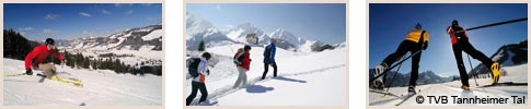 Skifahren, Winterwandern oder Langlaufen im Tannheimer Tal