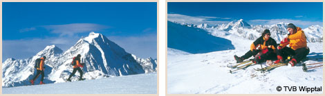 Eine Skitour oder Winterwandern im Wipptal